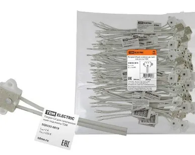 фото Патрон G4 для галогенных ламп под винты TDM