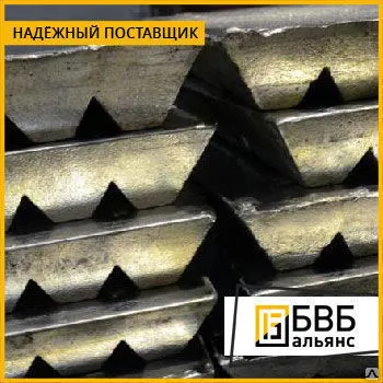 Фото №0 Баббит кальциевый БКА ГОСТ 1209-90 чушка