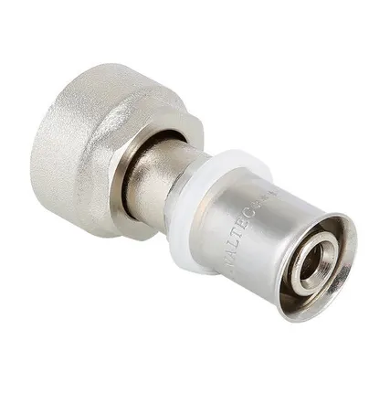 Фото №0 Соединитель коллекторный евроконус/пресс для м/п трубы 16 (2.0)*3/4 (евроконус)