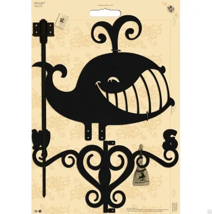 Фото №0 Флюгер Люкс "Кит"