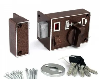 фото Замок накладной цилиндровый 3Н1А-СМ (КЭМЗ)