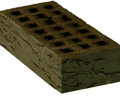 фото Кирпич лицевой керамический «Коричневый» «Грецкий орех» пустотелый одинарный