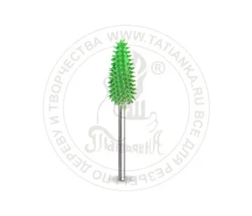 фото 32BUD14-50 - Бутон, Ø хвостовика 2,3мм, Ø фрезы 6,35мм, L фрезы 19,05мм (coarse) SUB-32BUD14-50