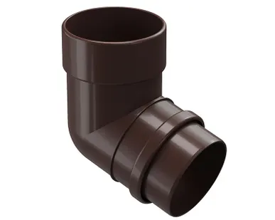 фото Колено водоотводное 72, шоколад Дёке LUX