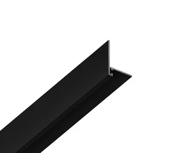 фото ЛП 20 – теневой, парящий плинтус (пог.м.) - Черный