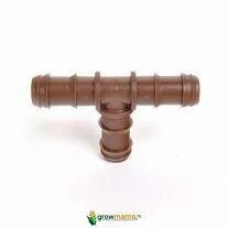Фото №0 Т фитинг проходной (Т фитинг проходной 16 коричневый Azud)