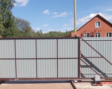 фото Откатные ворота