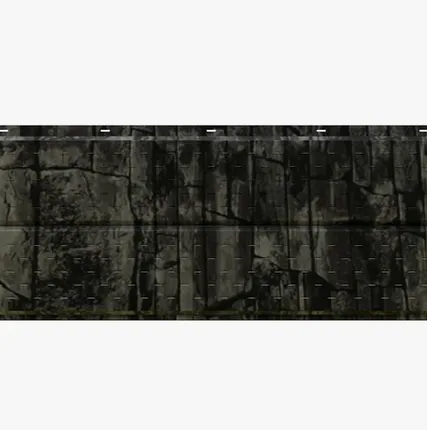 Фото №0 Сайдинг Потолочно-фасадная панель «Софит» перфорированный покрытие Камень Россия, эконом, 0.4-0.45 мм