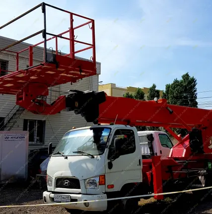 Фото №0 Аренда автовышки (автогидроподъемника) Horyong SKY 360, Липецк