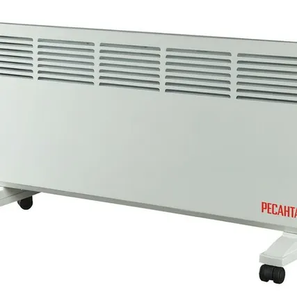 Фото №0 Конвектор РЕСАНТА ОК-2000, CN, 2 кВт, 25 м², колеса в комплекте, белый
