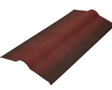 фото Конек черепица Ондулин красный