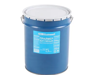 фото Праймер битумный быстросохнущий BITUMAST 21,5 л. (17кг)
