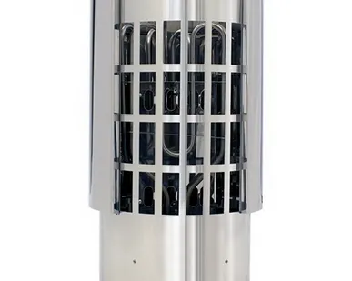 фото Электрокаменка УМТ Сфера ЭКМ 4,5 кВт (380/220 В, без пульта, нержавеющая сталь)