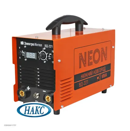 Фото №0 NEON Сварочный инвертор NEON ВД-221, НАКС