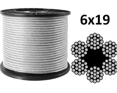 фото Трос стальной 12мм 6х19+FC цинк (РФ)