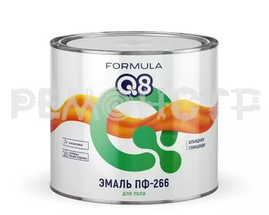 фото Эмаль ПФ-266  1,9кг золотисто-коричневая FORMULA Q8 (6/300) П