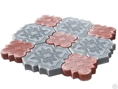 фото Тротуарная плитка клевер краковский тип 1