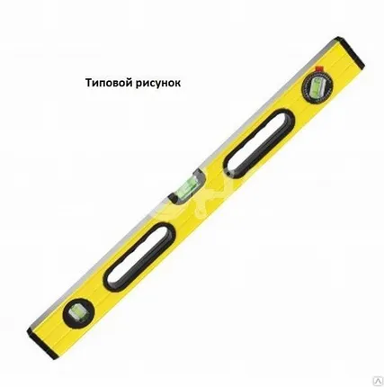 Фото №0 Уровень 1000мм 3 глазка алюмин РЕЛЬС 021-1000 КЕДР (1/50)