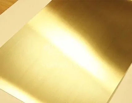 Фото №0 Лист латунный 10х600х1500 мм ЛС59-1 ГОСТ 2208-2007