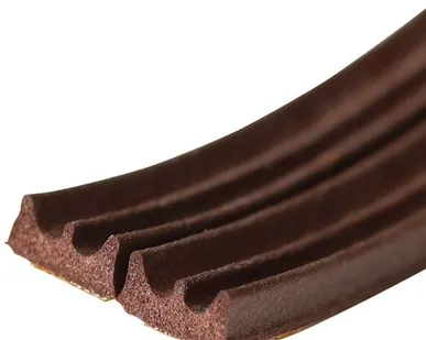фото Уплотнитель SILA Уплотнитель резиновый SILA E-профиль 6 м коричневый