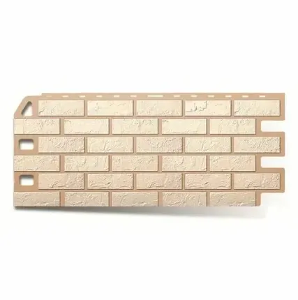 Фото №0 Цокольный сайдинг альта-профиль - коллекция "кирпич", кирпич белый