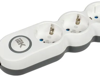 фото Удлинитель 3х1.5м с заземл. 16А 250В У03В UNO 2P+PE 3х1.5кв.мм IEK WYP53-16-03-D15-ZK