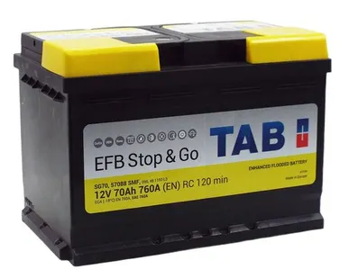 фото Аккумулятор TAB EFB SG70 70 Ач о.п.