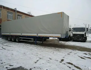 фото МАЗ 975830-3021 Тентованный полуприцеп