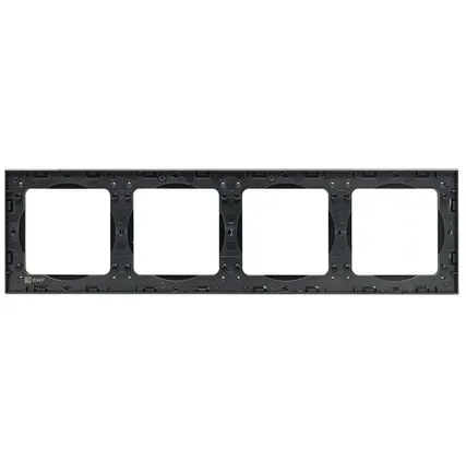 Фото №4 Рамка 4-м Стокгольм металл. черн. PROxima EKF EZM-G-305-10