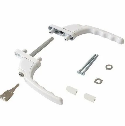 Фото №0 Гарнитур балконный прямой с ключом с одной стороны Internika, 60 серия, белый