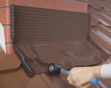 фото Гофрированная лента для примыканий