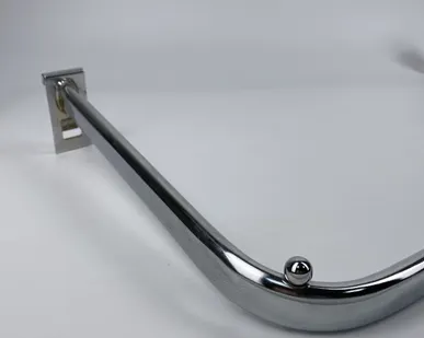 фото Кронштейн П-образный 550х300мм на сетку, хром