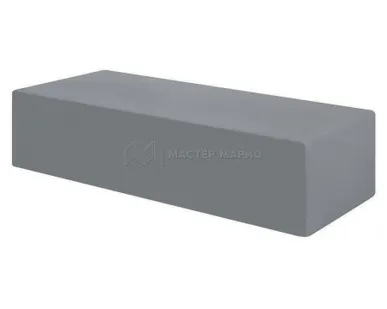 фото Кирпич лицевой силикатный «Темно-серый» полнотелый одинарный