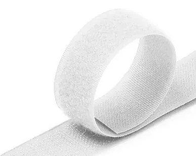 фото Липучка белая 25 мм