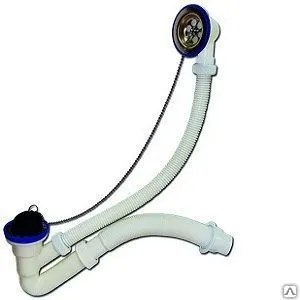 Фото №0 Сифон "Элит" для ванн с нерж.чашками 0652 Vir Plast