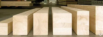 Фото №0 Брус клееный строганный 140 х 160 х 6000 мм, сорт А