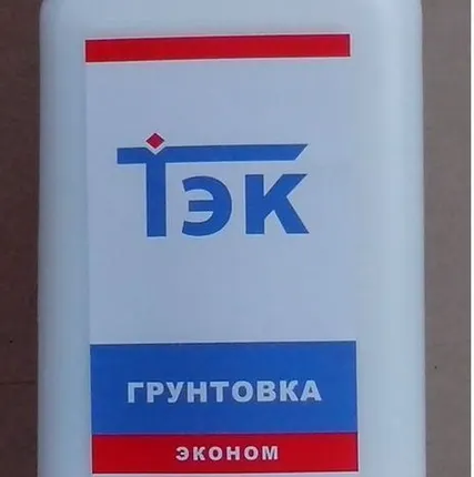 Фото №0 Грунтовка акриловая «ТЭК» Эконом объем 1л