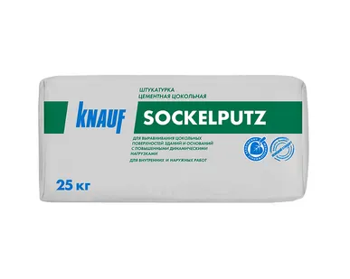 фото Штукатурка цементная Knauf Зокельпутц 25 кг