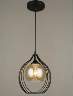фото Подвесной светильник 4442/1H BK Сфера света
