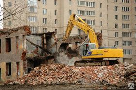фото Снос старого здания