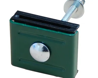 фото Крепление Скоба и болт М6х85 RAL 6005 зеленый мох СПЛАВ ПРОФИЛЬ