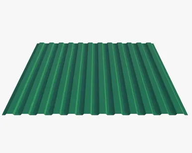 фото Профнастил Н10.40 ОН 0.35-0.4 мм RAL 6029, Зеленая мята