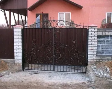 фото Ворота распашные ВР 82