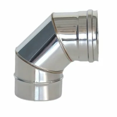 Фото №0 Дымоходы Теплов и Сухов Отвод 87* ОМ-Р 430-0.8 D200 (3S)