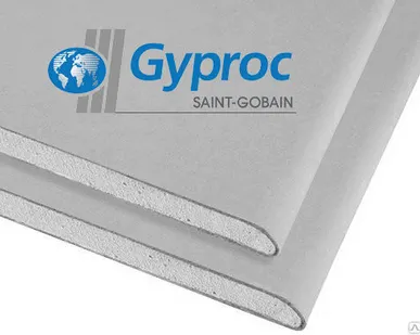 фото Лист гипсокартонный ГКЛ-А-УК 12,5мм Gyproc 2500х1200