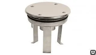 Фото №0 Водозабор с антивихр. крышкой д.165 (плитка) нерж.