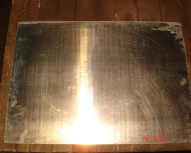 фото Лист цинковый 0,7х500х700