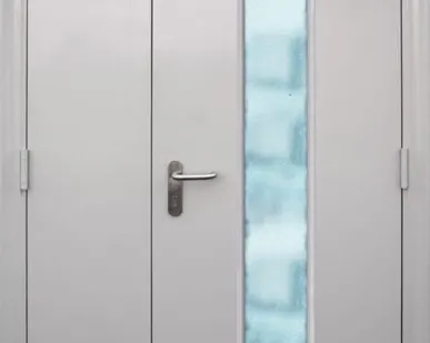 фото Дверь противопожарная EI-60 остекленная в одной створке (НЕСТАНДАРТ)