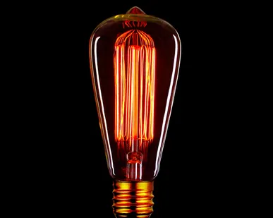 фото Ретро лампа Эдисона серия ST64-F2 E27 40W