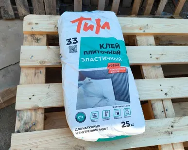 фото Клей плиточный эластичный ТиМ №33 25кг